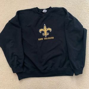 Black Men’s New Orleans Saints Sweatshirt